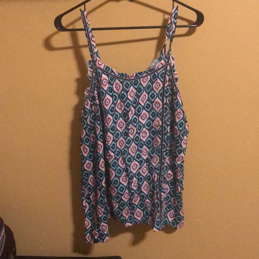 Patterned, Flowy Tank
